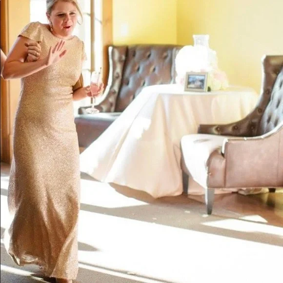 Sorella Vita Bridesmaid Dress Size 12 - Picture 3 of 6